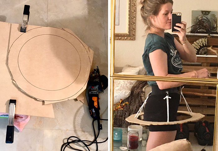 Woman Uses Foam And Toilet Seat Hinges To Create A Moving Rose Costume Woman Uses Foam And Toilet Seat Hinges To Create A Moving Rose Costume