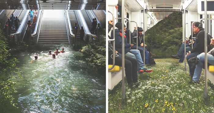 I Combined Modern Cities And Nature To Create These Surreal Dreamscapes (10 Pics)