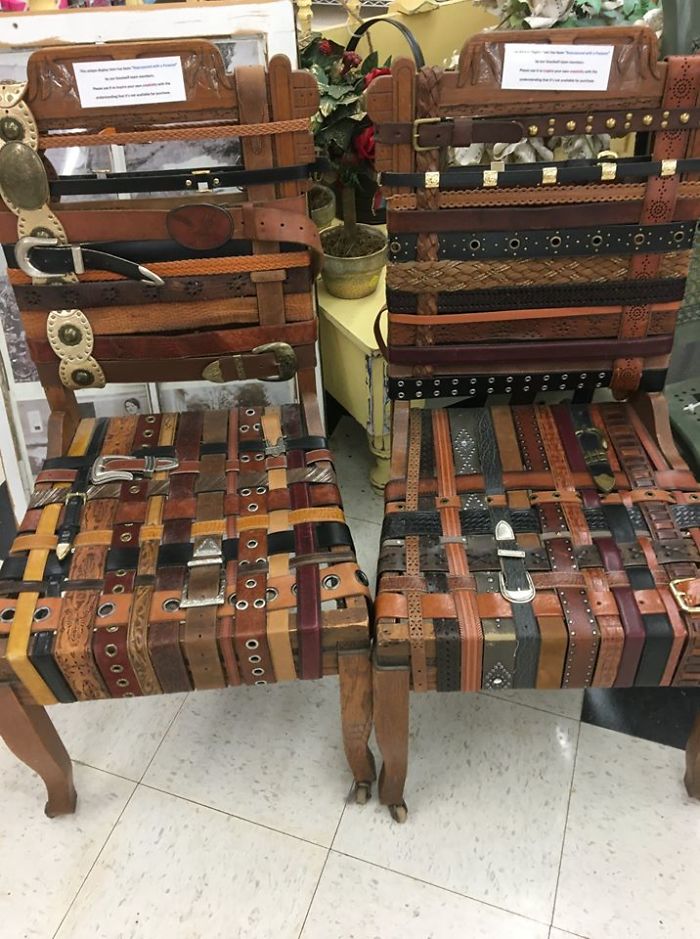 These Were In A Goodwill In Geneseo, IL. I Can't Imagine Sitting On These Lol There Was Another One With Arms... They Stayed...