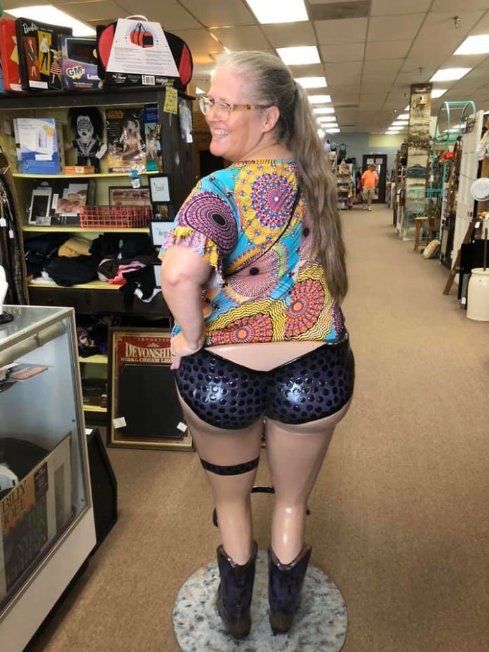 At A Thrift/Antique Mall In Hot Springs, Ar. For $3,000 It Stayed There And I “Visit” Every Year. Big Booty Barstools