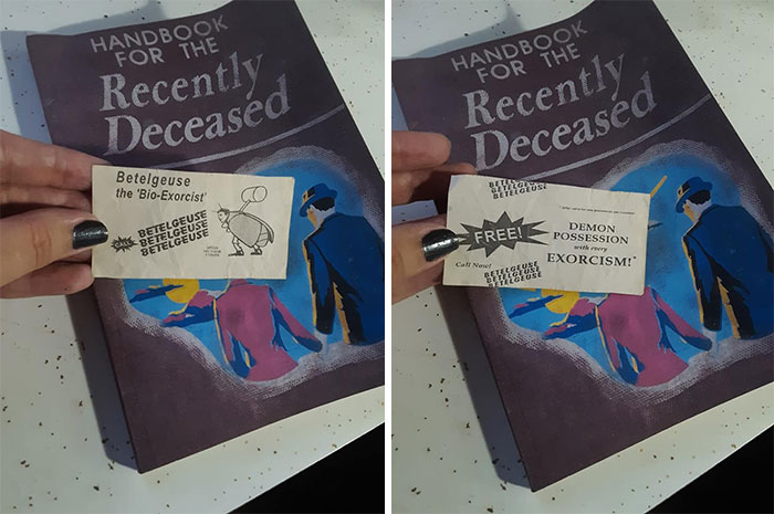 I Can't Believe I Found This. My Kid Watched Beetlejuice A Million Times As A Kid. It Was Only A Dollar At A Second Hand Store