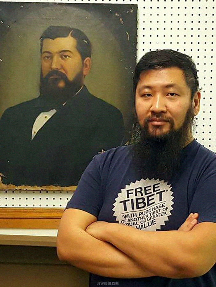  Me And A Portrait Of... Me? Dated 1872