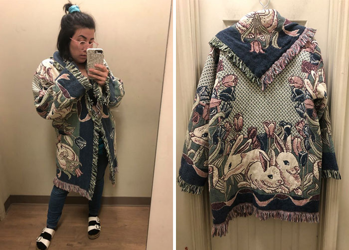 Blanket Jacket. My Most Comfortable Find Of All! Best 4.99 I’ve Ever Spent