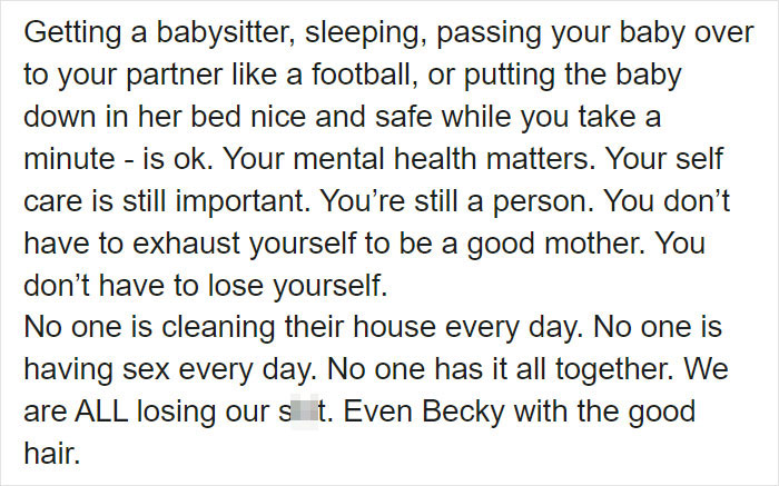 "No One Is Cleaning Their House Every Day. No One Is Having Sex Every Day:" Mom's Post On Parenting Goes Viral "No One Is Cleaning Their House Every Day. No One Is Having Sex Every Day:" Mom's Post On Parenting Goes Viral