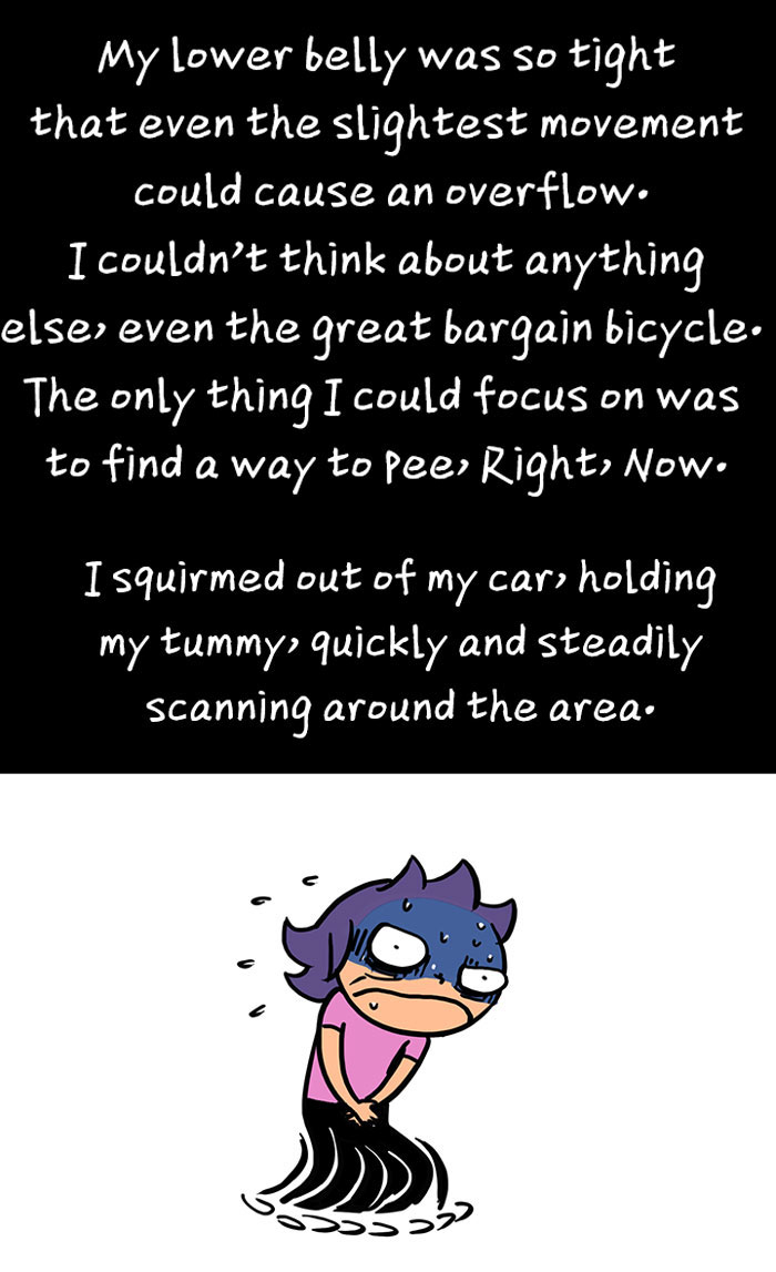 Mom Illustrates The Time She Overestimated Her Bladder Size, And It’s Hilariously Vivid Mom Illustrates The Time She Overestimated Her Bladder Size, And It’s Hilariously Vivid