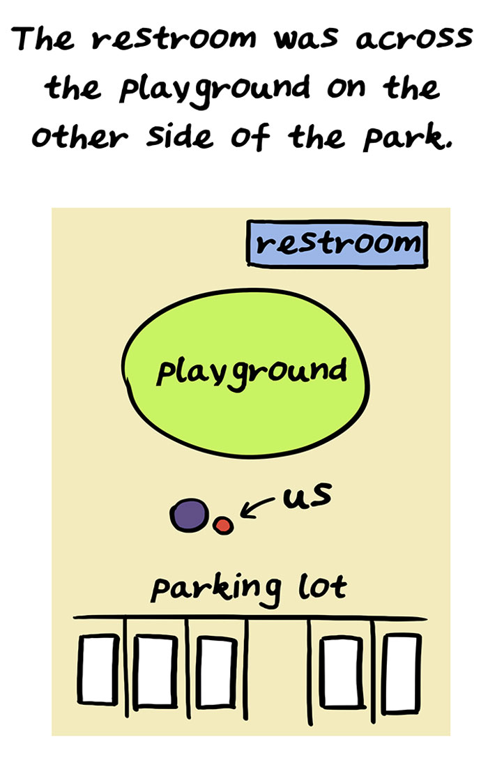 Mom Illustrates The Time She Overestimated Her Bladder Size, And It’s Hilariously Vivid Mom Illustrates The Time She Overestimated Her Bladder Size, And It’s Hilariously Vivid