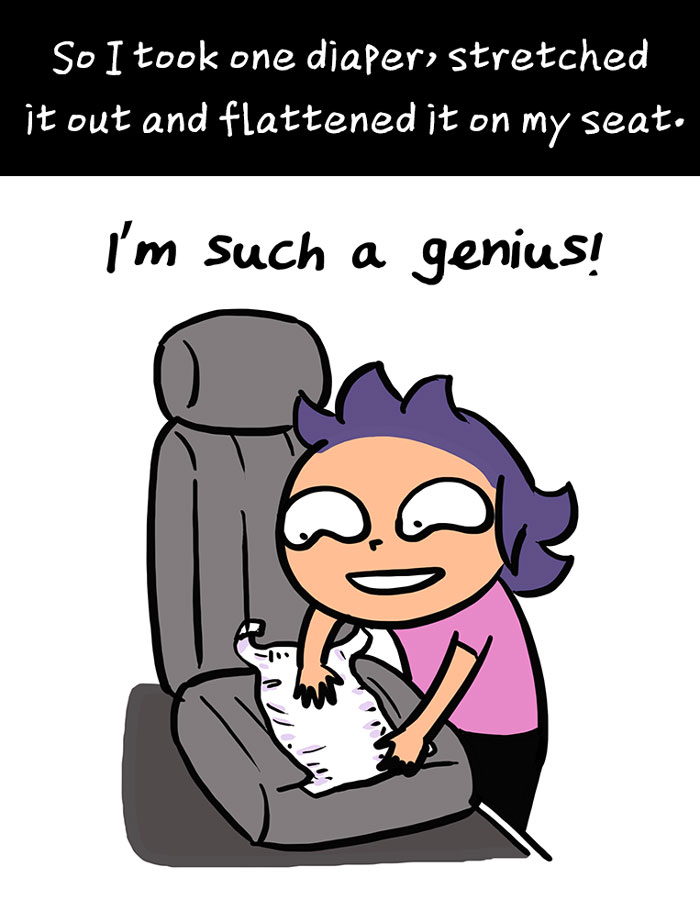 Mom Illustrates The Time She Overestimated Her Bladder Size, And It’s Hilariously Vivid