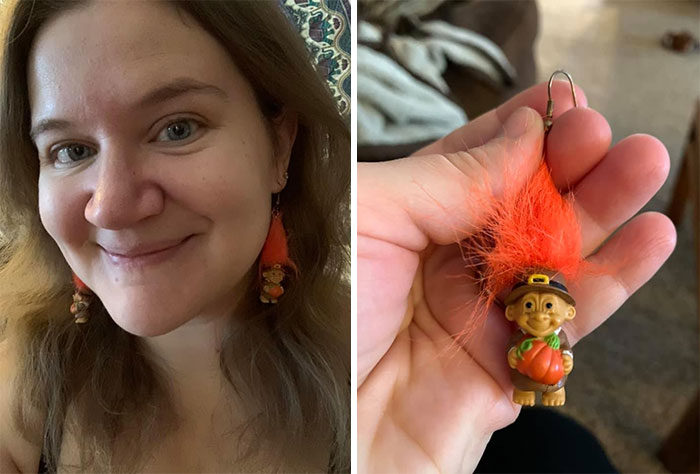 Each Thanksgiving, I Proudly Display My Troll Pilgrim Earrings. Yet, They Are Never Met With The Enthusiasm They Deserve
