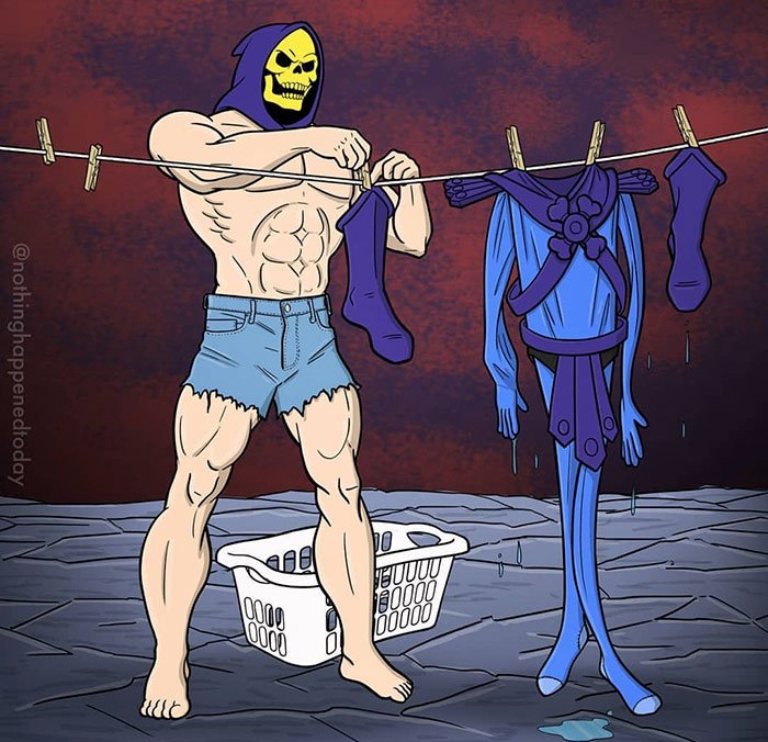 Pop-Culture-Character-Secret-Life-Illustration-Ed-Harrington