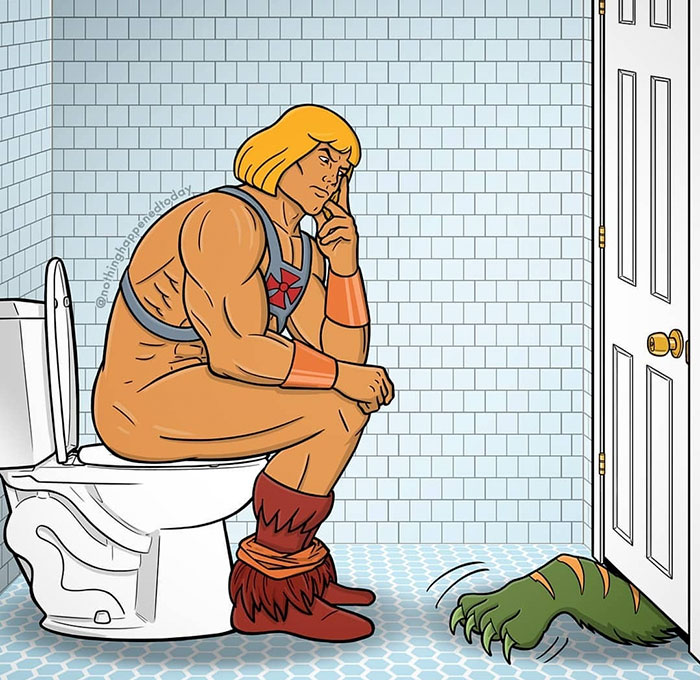 Pop-Culture-Character-Secret-Life-Illustration-Ed-Harrington