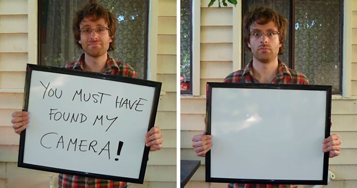 The Way This Guy Made Sure He Got His Lost Camera Back Is Genius