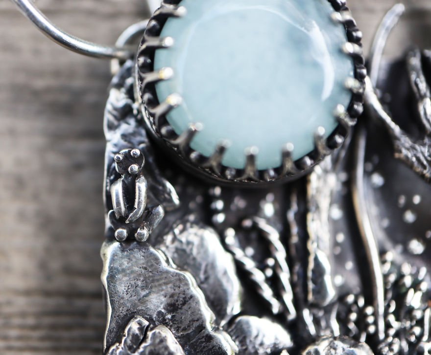 I Hand-Crafted A Princess Mononoke Inspired Pendant