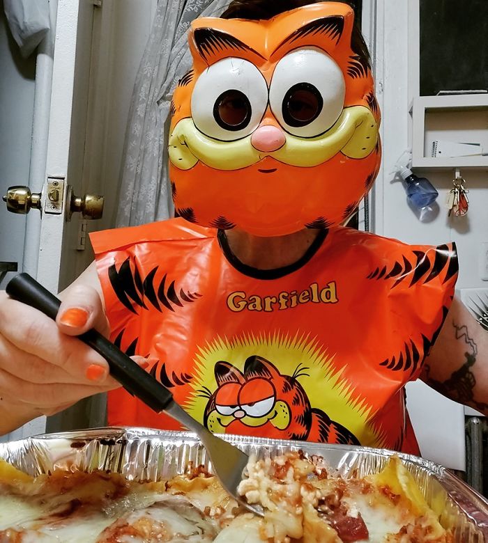 $10 For A Broken, Vintage Costume $25 On Groceries To Make Lasagna For The First Time Ever.