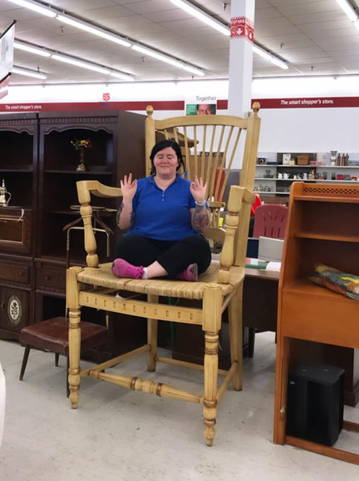 I’m Not A Small Person Either! Larger Than Life Chair