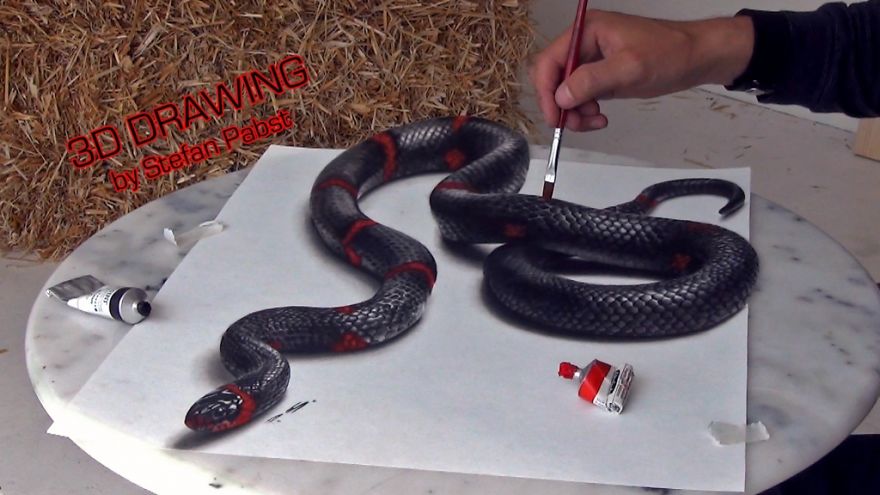 Meet Stefan Pabst's Incredibly Realistic 3D Drawings