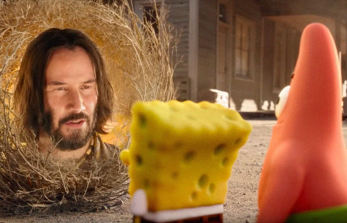 Keanu Reeves Will Play A Wise Tumbleweed In The New Spongebob Squarepants Movie Keanu Reeves Will Play A Wise Tumbleweed In The New Spongebob Squarepants Movie
