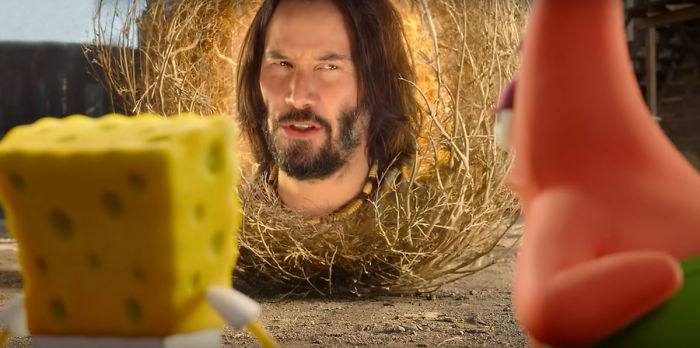 Keanu Reeves Will Play A Wise Tumbleweed In The New Spongebob Squarepants Movie Keanu Reeves Will Play A Wise Tumbleweed In The New Spongebob Squarepants Movie