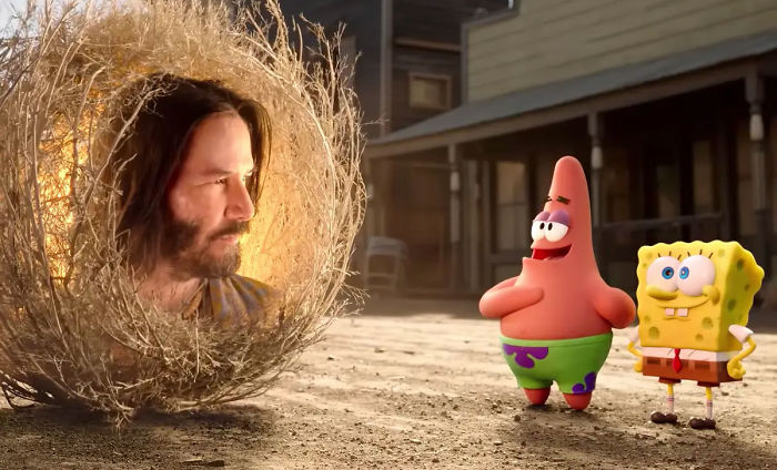 Keanu Reeves Will Play A Wise Tumbleweed In The New Spongebob Squarepants Movie Keanu Reeves Will Play A Wise Tumbleweed In The New Spongebob Squarepants Movie