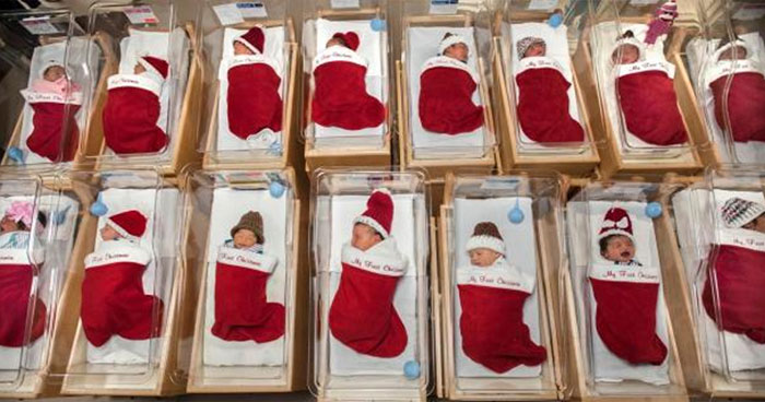This Hospital Wins Christmas By Sending Newborns Home In Christmas Stockings For Over 50 Years Now