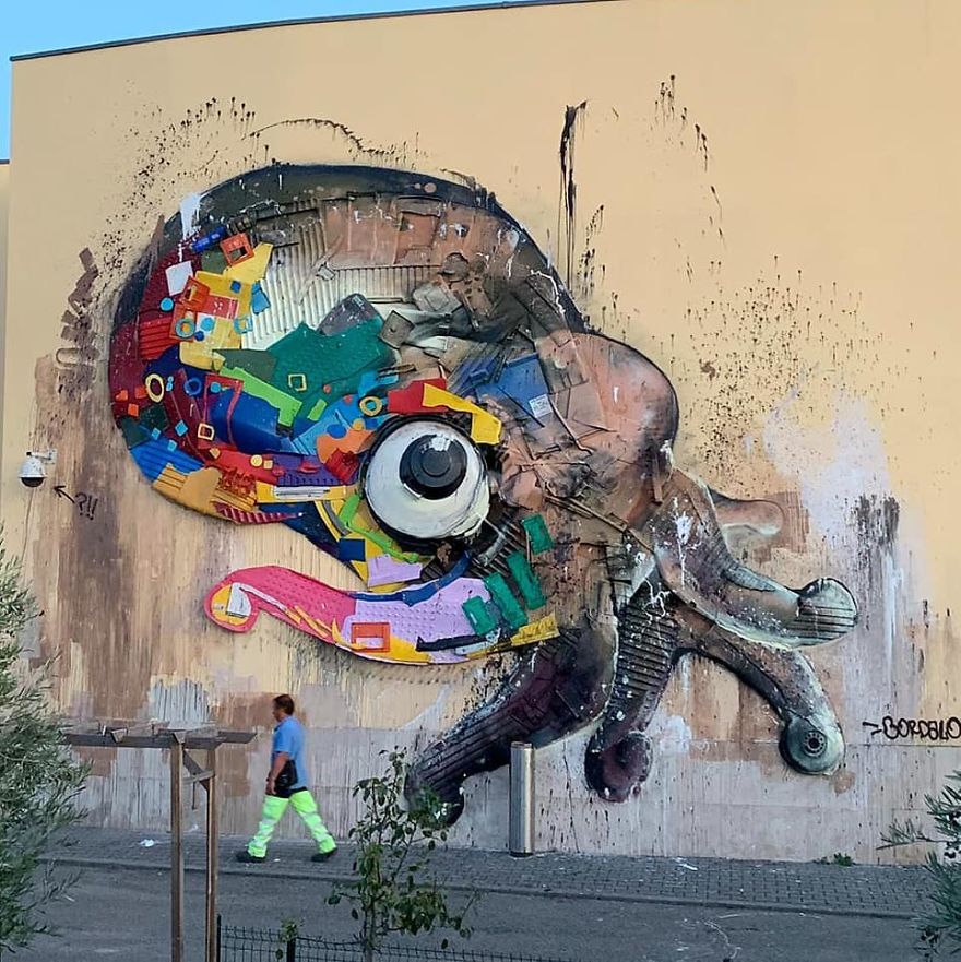 Trash Animals Sculpture