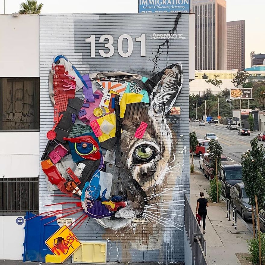 Trash Animals Sculpture