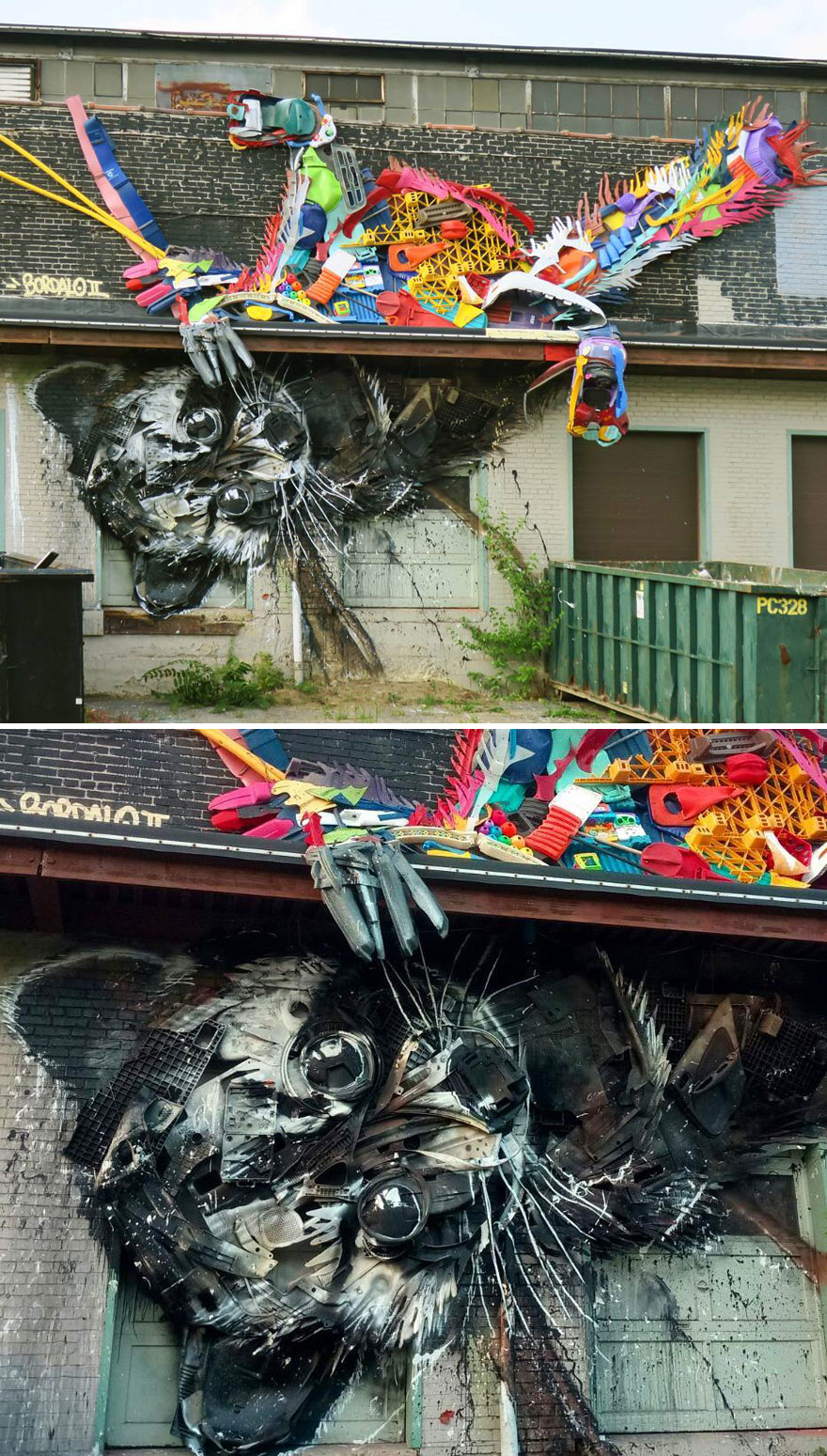Trash Animals Sculpture