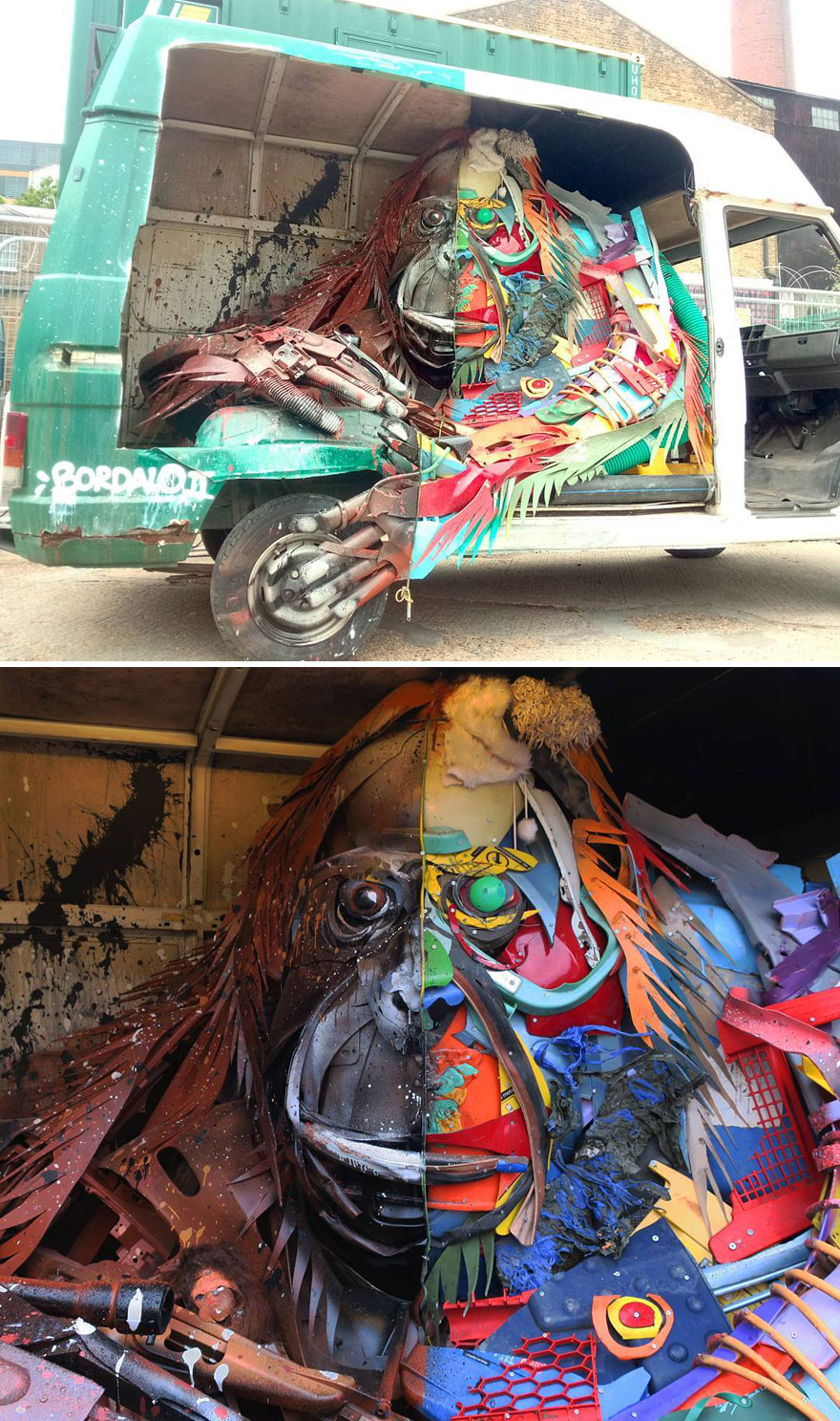 Trash Animals Sculpture