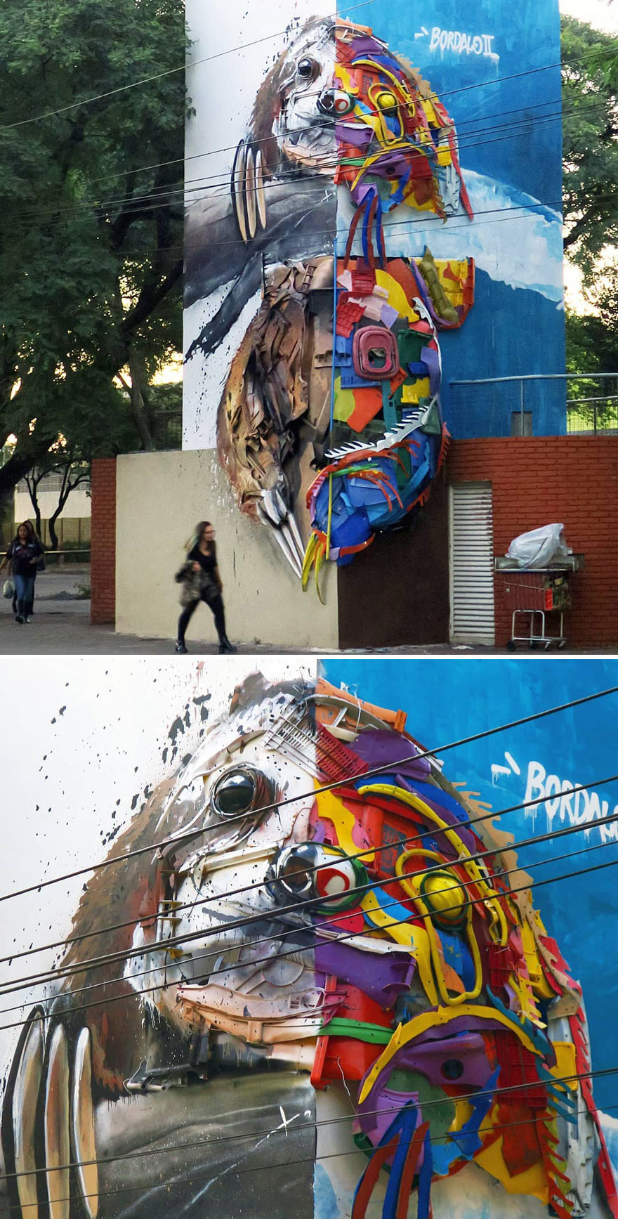 Trash Animals Sculpture