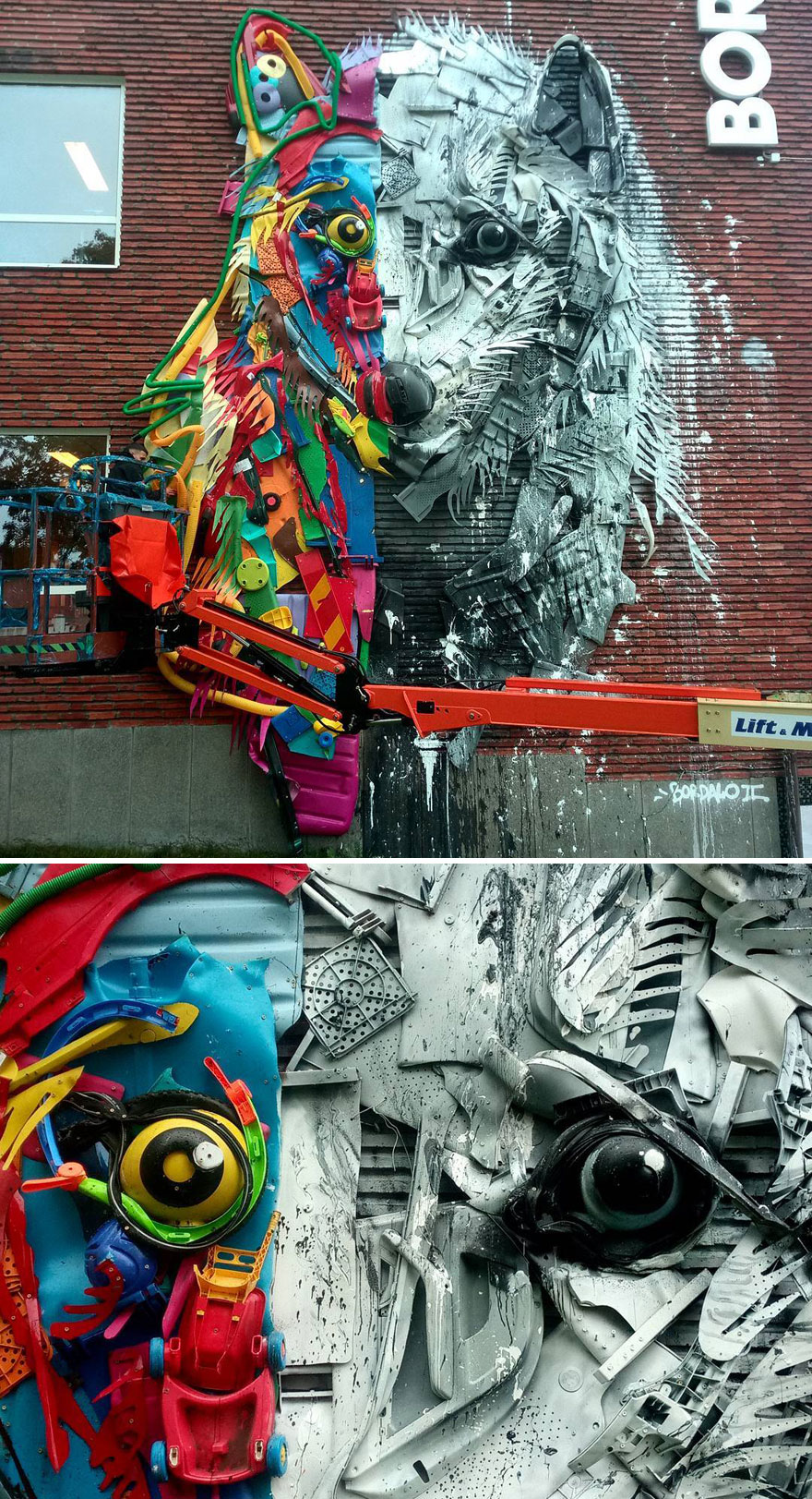 Trash Animals Sculpture