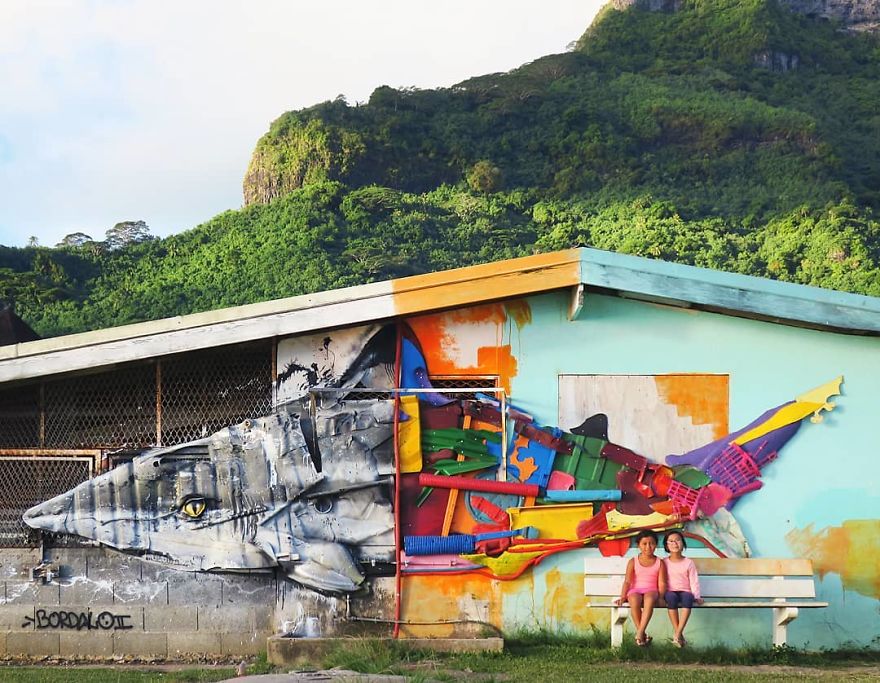 Trash Animals Sculpture