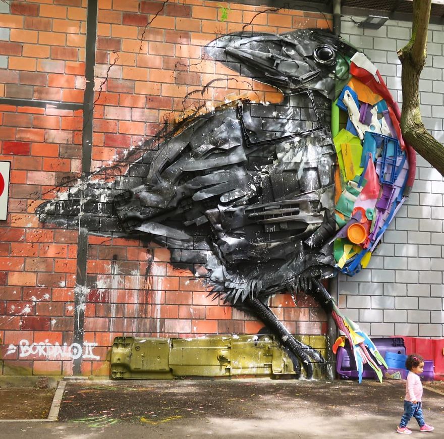 Trash Animals Sculpture