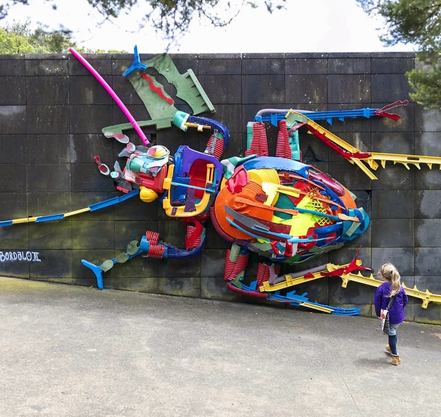 Trash Animals Sculpture