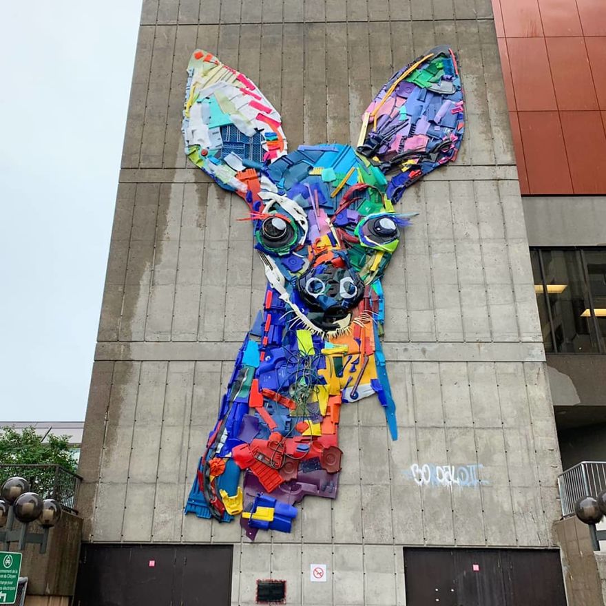 Trash Animals Sculpture