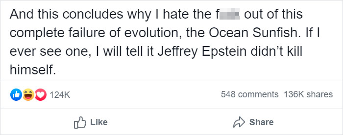 People Are Hysterical Over A Viral Sunfish Rant On Facebook People Are Hysterical Over A Viral Sunfish Rant On Facebook