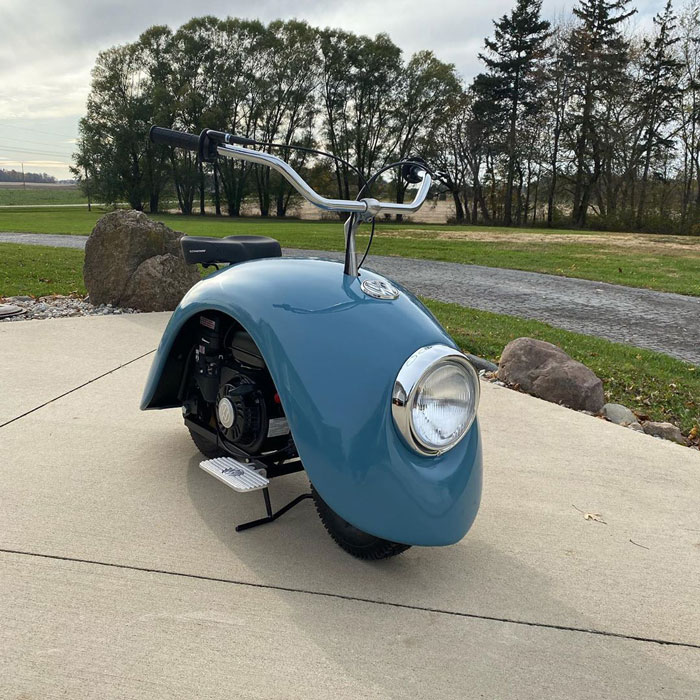This Guy Took Apart An Original VW Beetle And Created These Adorable Motorcycles
