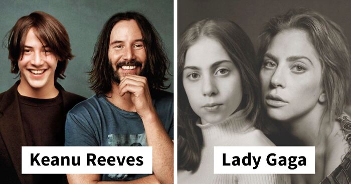 30 Celebrities Photoshopped Side-By-Side With Their Younger Selves By Ard Gelinck