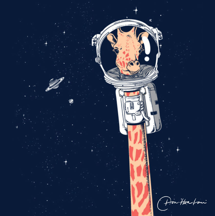 I Created An Illustration Of The Daily Life Of Cute And Funny Animals.