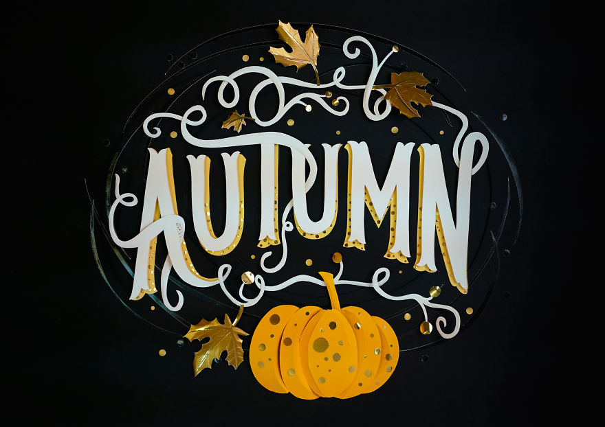 It Took Me 3 Years To Make 18 Lettering Compositions On Paper To Create A Unique International Calendar