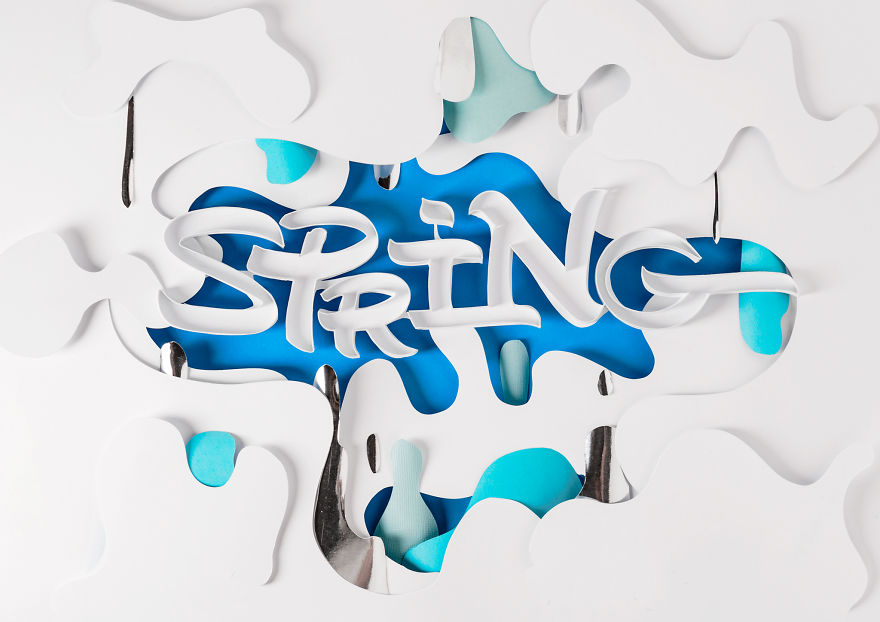 It Took Me 3 Years To Make 18 Lettering Compositions On Paper To Create A Unique International Calendar