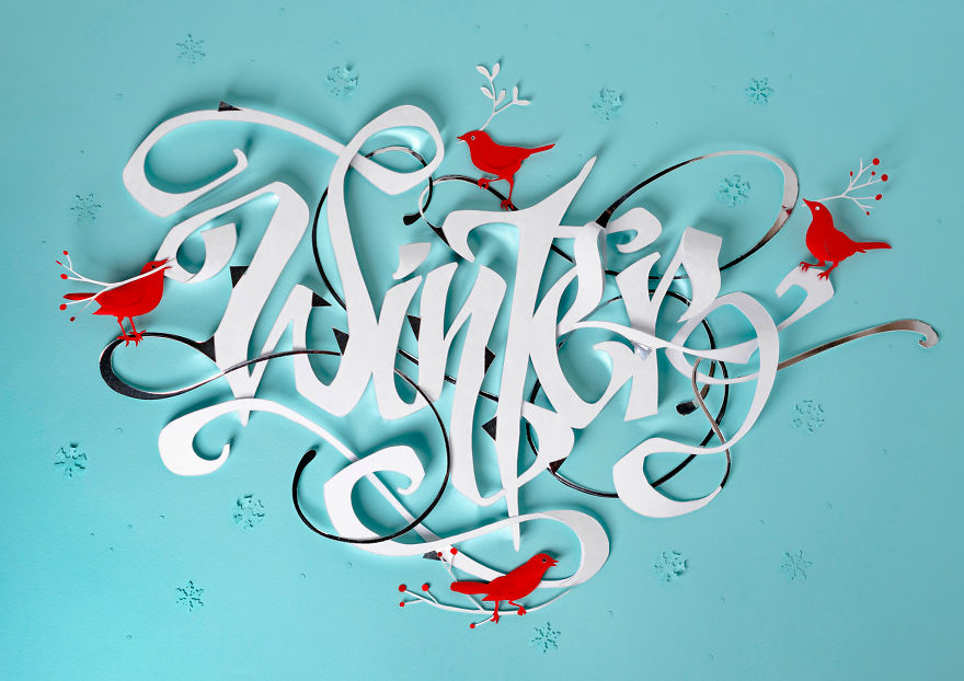 It Took Me 3 Years To Make 18 Lettering Compositions On Paper To Create A Unique International Calendar