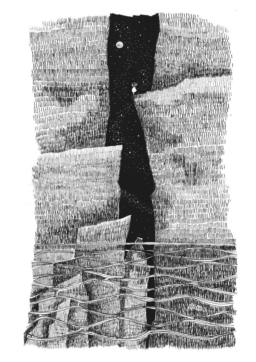 I Colored 12 Of My Old Drawings And Now They Look Like They Are From A Different World