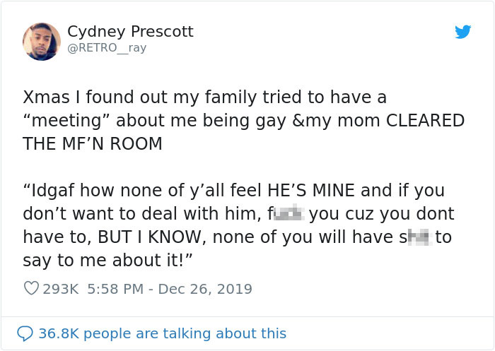Gay Son Shares How His Mom Shut Down A Family 'Meeting' About Him Being Gay Gay Son Shares How His Mom Shut Down A Family 'Meeting' About Him Being Gay