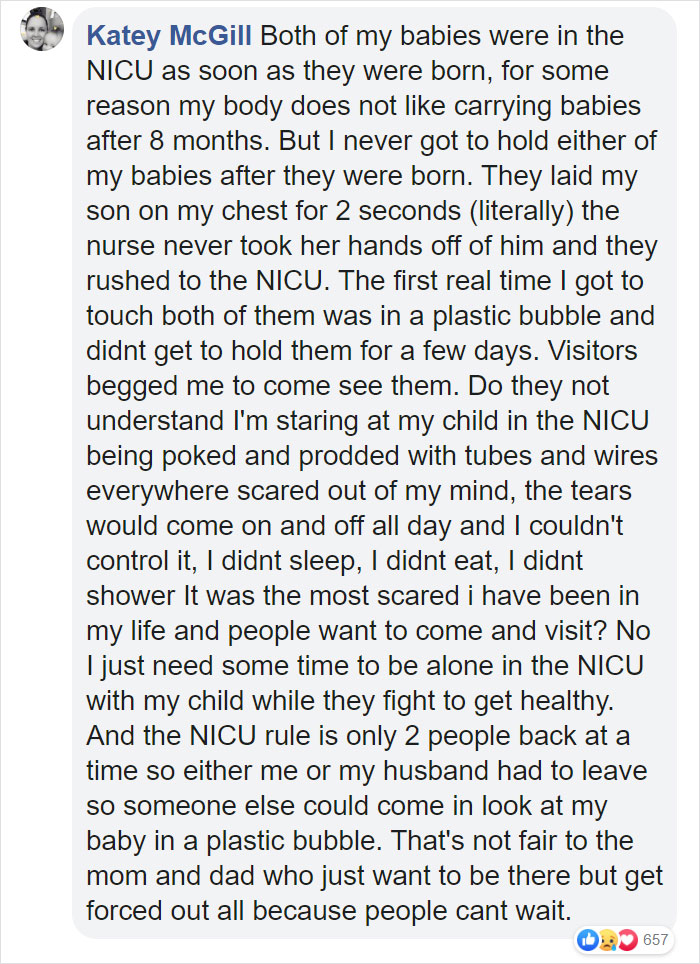 Mom's Viral Post Shows You Shouldn't Visit Someone Who Just Gave Birth Mom's Viral Post Shows You Shouldn't Visit Someone Who Just Gave Birth