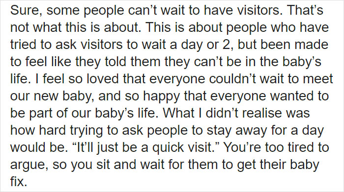 Mom's Viral Post Shows You Shouldn't Visit Someone Who Just Gave Birth Mom's Viral Post Shows You Shouldn't Visit Someone Who Just Gave Birth