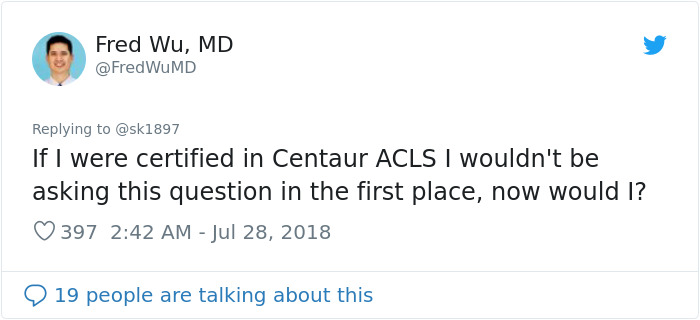 Doctor Tries Answering What He'd Do If A Centaur Had A Heart Attack In A Hilariously Serious Twitter Thread