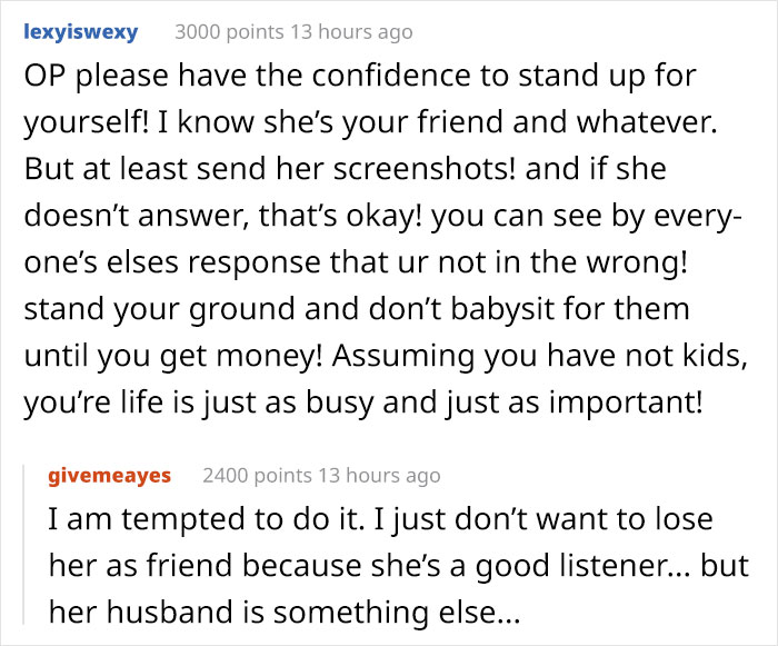 Man Doesn't Want To Pay This Babysitter, So She Shares Their Private Conversation In A Shaming Group Man Doesn't Want To Pay This Babysitter, So She Shares Their Private Conversation In A Shaming Group