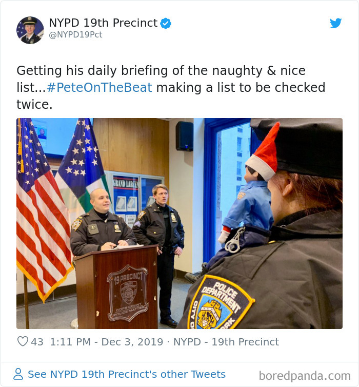 NYPD Posts The Adventures Of Their 'Law & Order'-Themed Elf On The Shelf