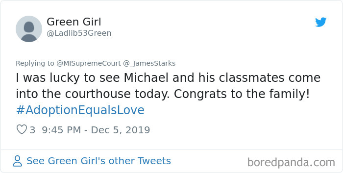 Boy Has His Whole Kindergarten Class At His Adoption Hearing And It's The Cutest Support Group Ever