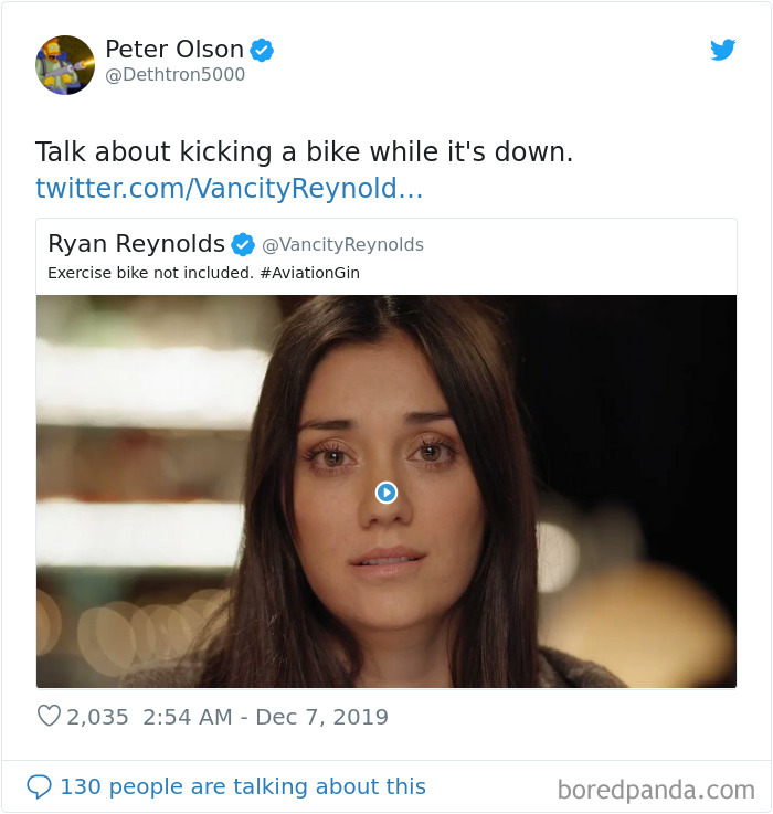 Ryan Reynolds Responds To Peloton Ad With A Hilarious ‘Sequel’ Featuring The Same Actress