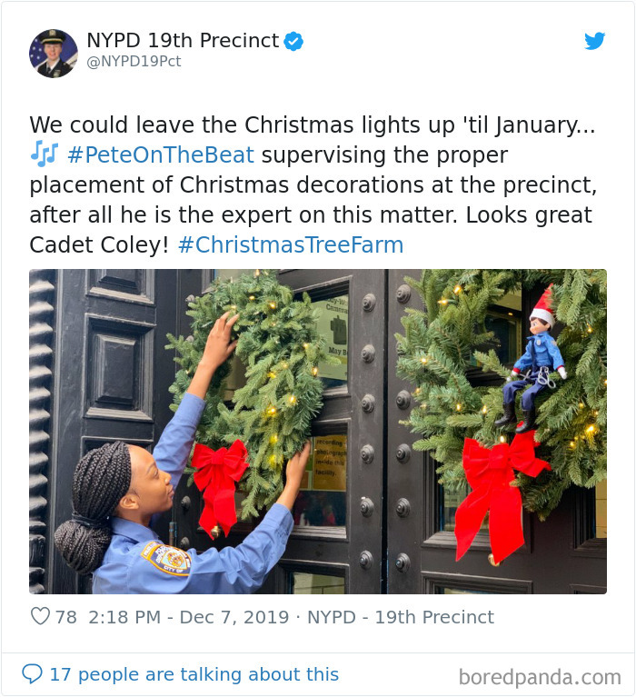 NYPD Posts The Adventures Of Their 'Law & Order'-Themed Elf On The Shelf NYPD Posts The Adventures Of Their 'Law & Order'-Themed Elf On The Shelf